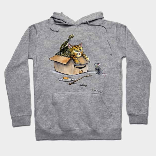 Cat Trap Hoodie by sketchcadet